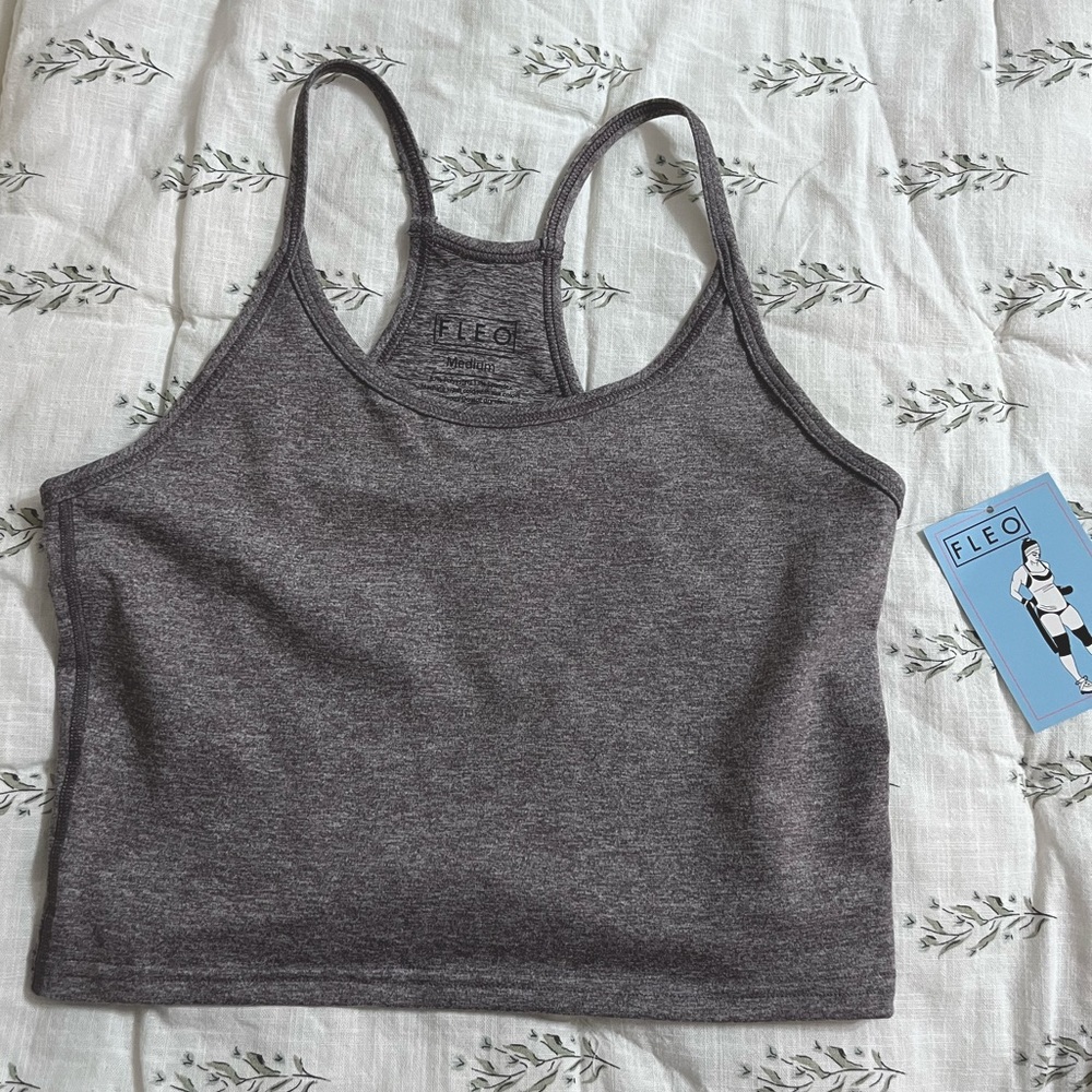 Fleo Switch Up tank in Heather Shark
